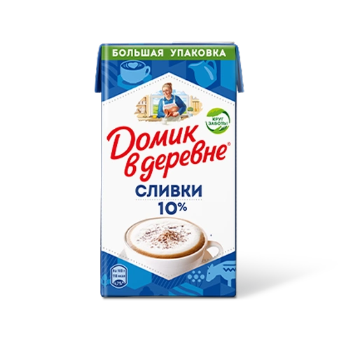 Сливки 10%, 950 г